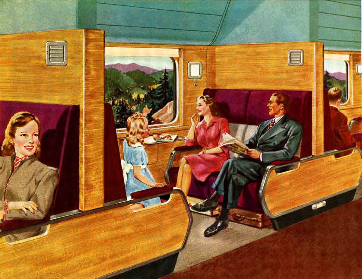 Original reference photo: a Touralux sleeper interior on the Olympian Hiawatha