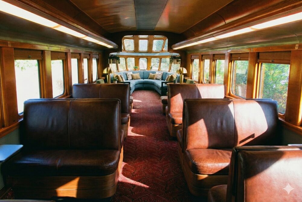 Dome car interior